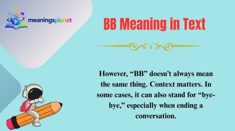 BB Meaning in Text