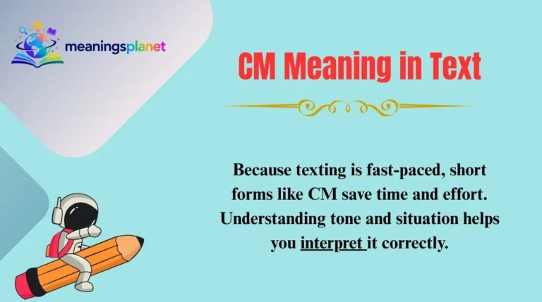 CM Meaning in Text