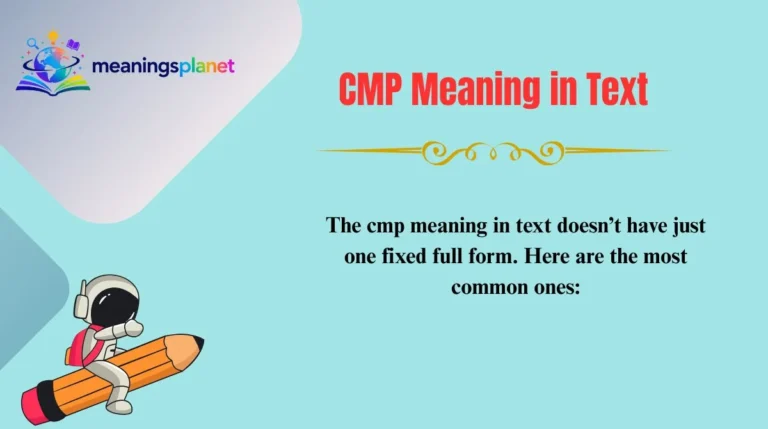 CMP Meaning in Text