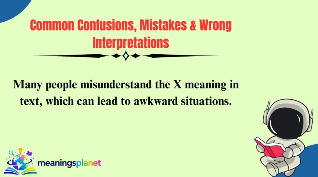 Common Confusions, Mistakes & Wrong Interpretations