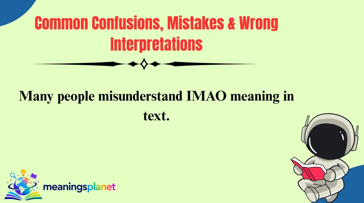 Common Confusions, Mistakes & Wrong Interpretations