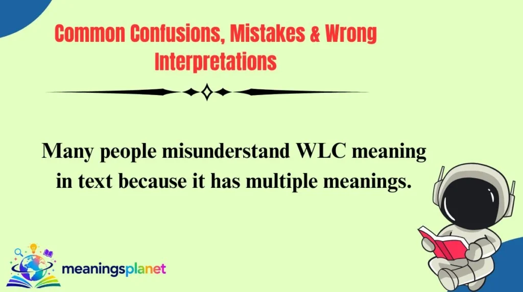Common Confusions, Mistakes & Wrong Interpretations