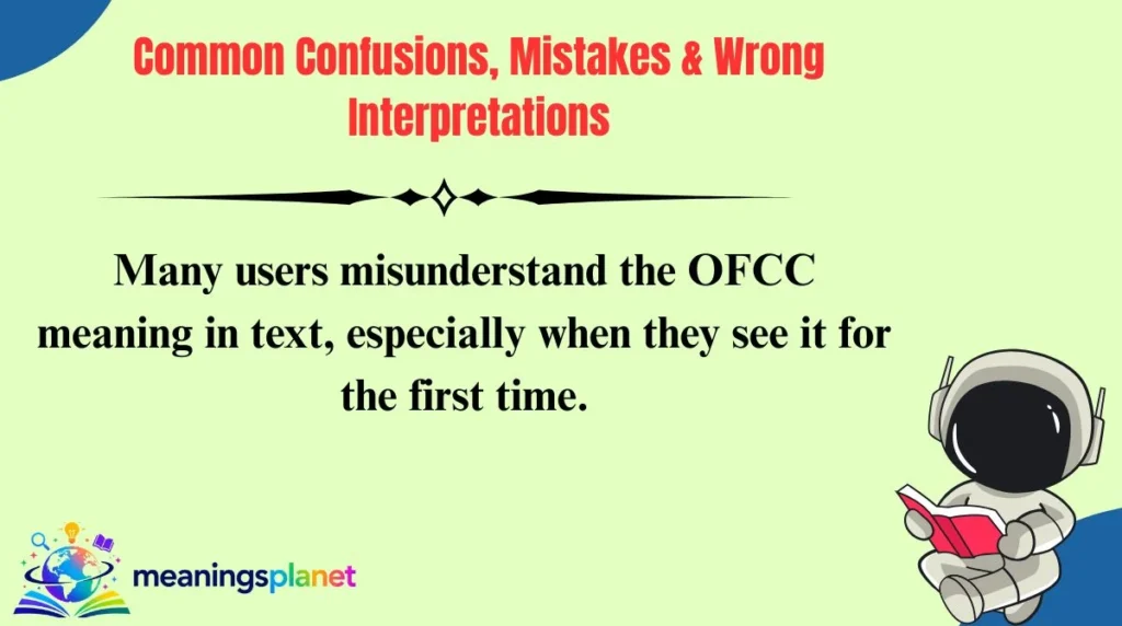 Common Confusions, Mistakes & Wrong Interpretations