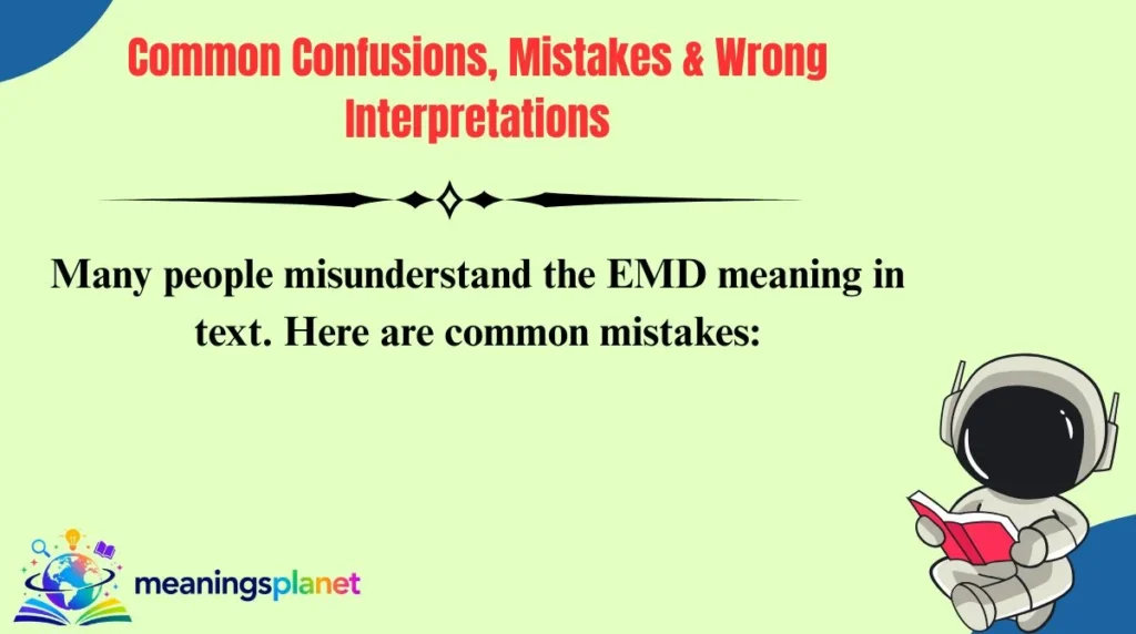 Common Confusions, Mistakes & Wrong Interpretations