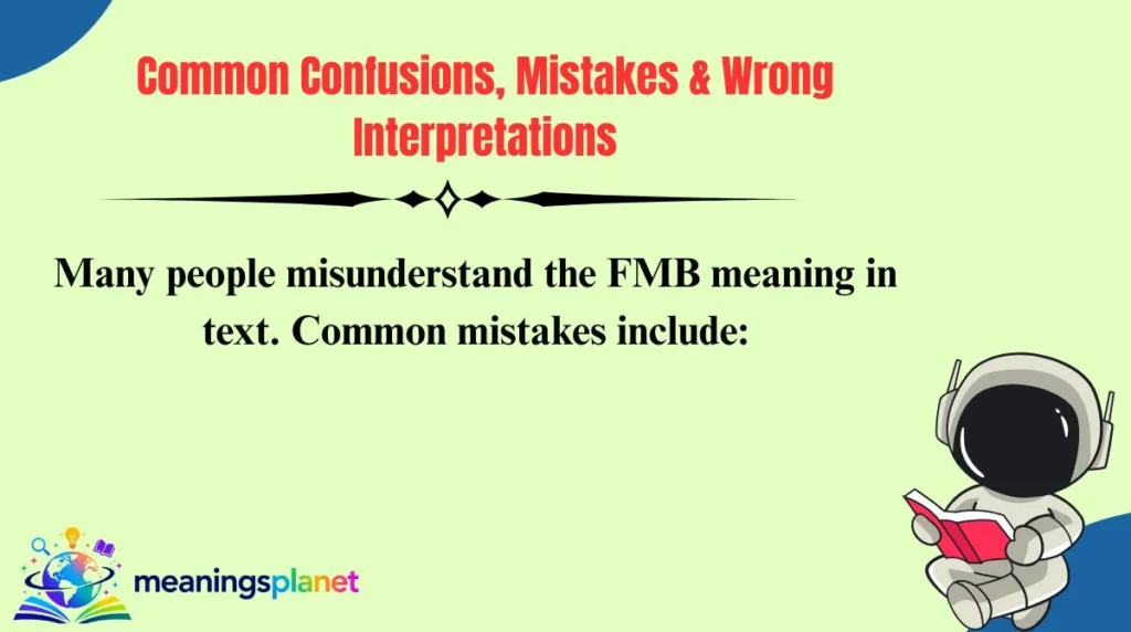 Common Confusions, Mistakes & Wrong Interpretations