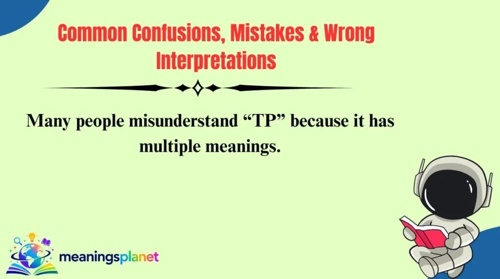 Common Confusions, Mistakes & Wrong Interpretations