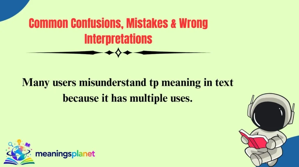 Common Confusions, Mistakes & Wrong Interpretations