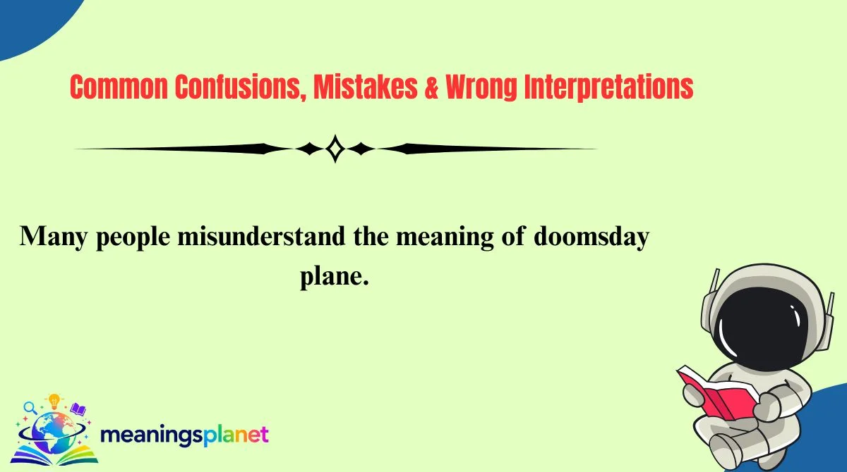 Common Confusions, Mistakes & Wrong Interpretations