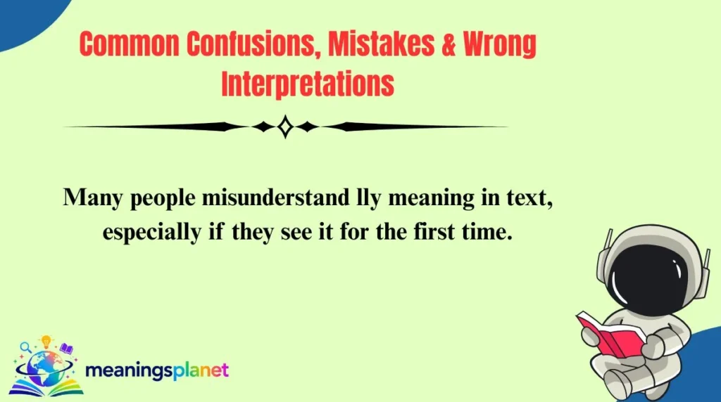 Common Confusions, Mistakes & Wrong Interpretations