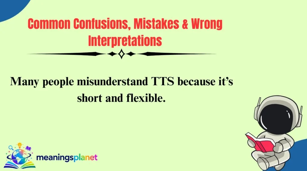 Common Confusions, Mistakes & Wrong Interpretations
