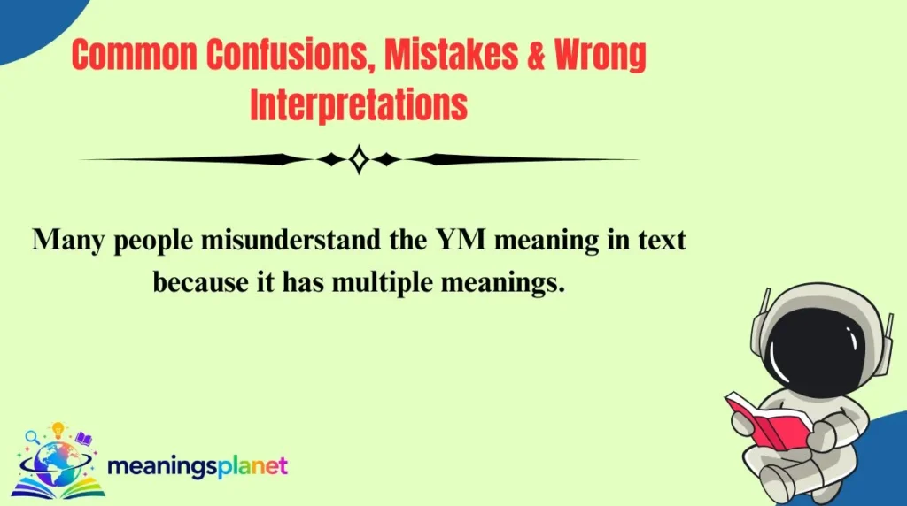 Common Confusions, Mistakes & Wrong Interpretations