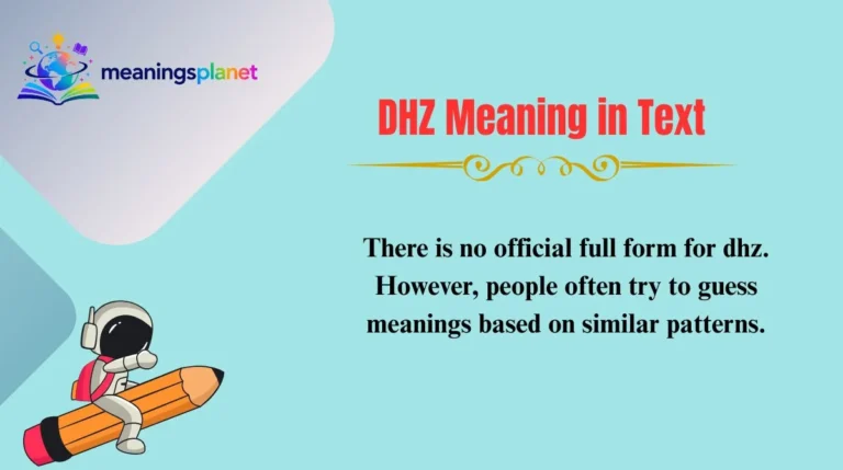 DHZ Meaning in Text