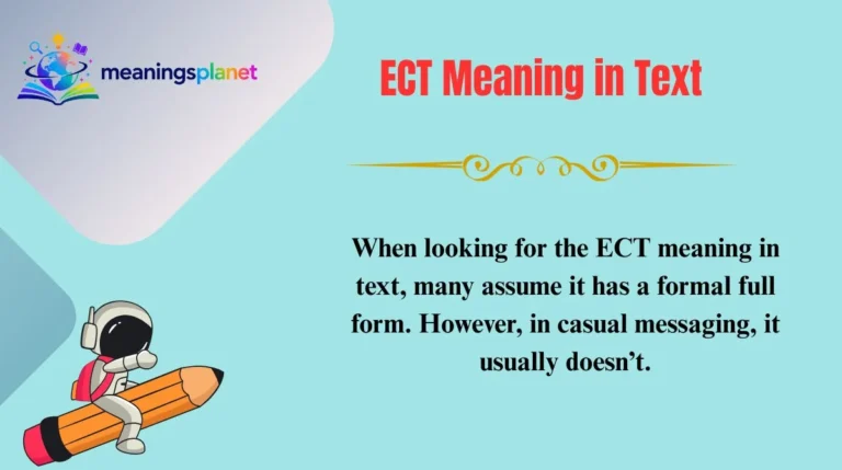 ECT Meaning in Text