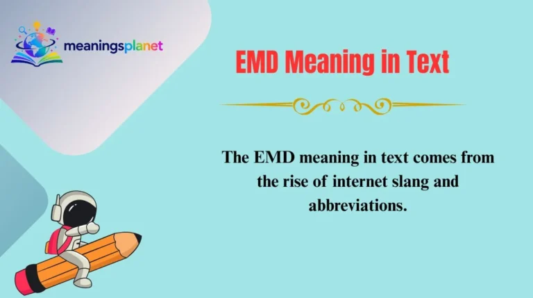 EMD Meaning in Text