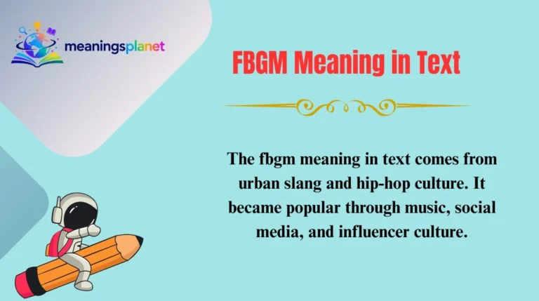 FBGM Meaning in Text