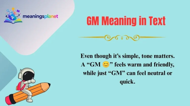 GM Meaning in Text
