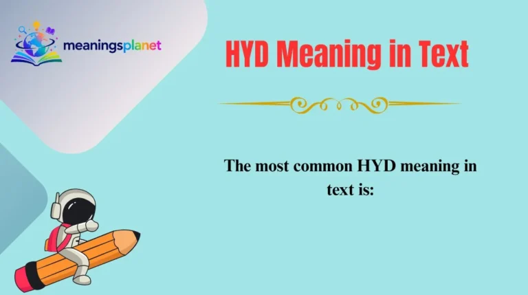 HYD Meaning in Text