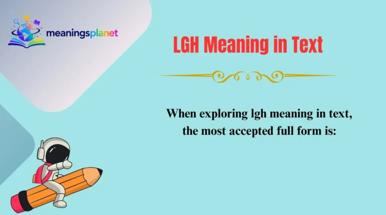 LGH Meaning in Text