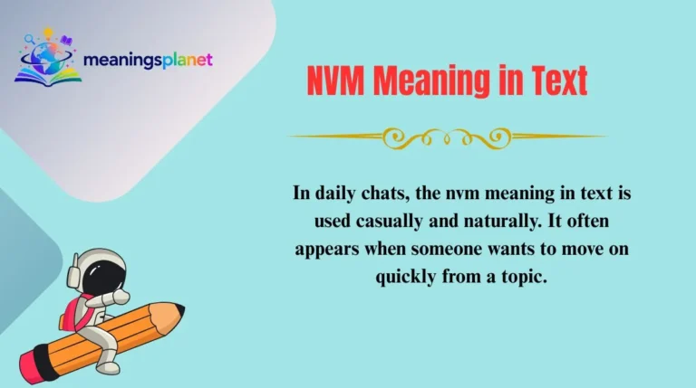 NVM Meaning in Text