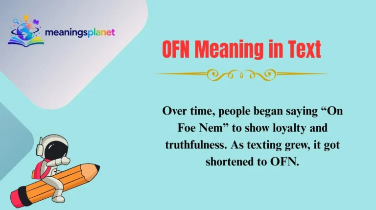 OFN Meaning in Text