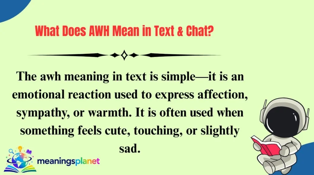 What Does AWH Mean in Text & Chat?