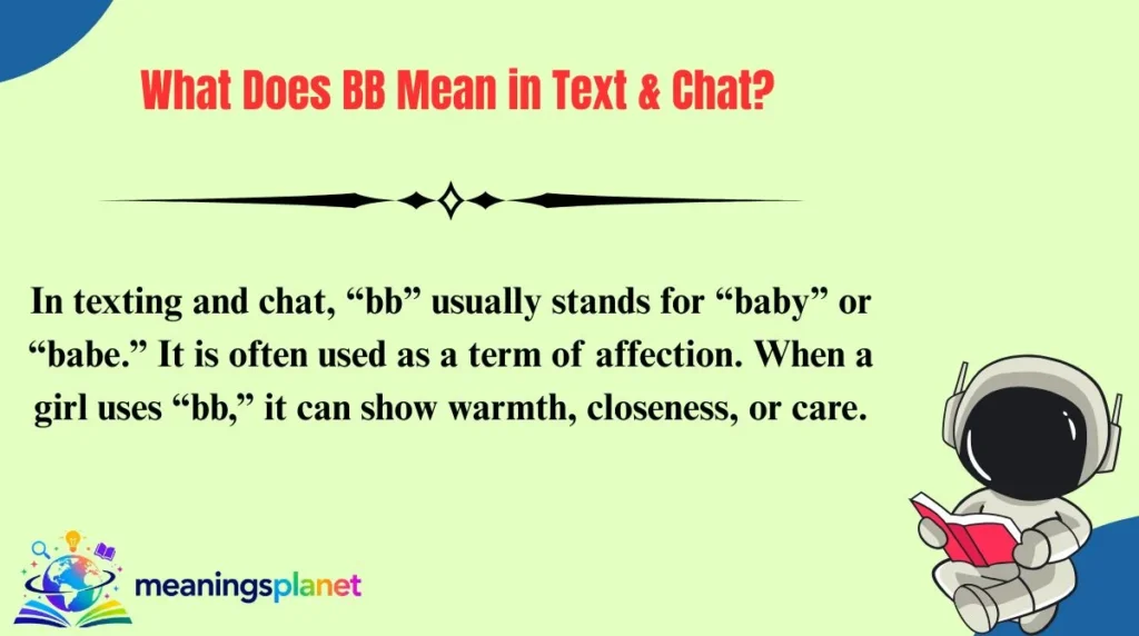 What Does BB Mean in Text & Chat?