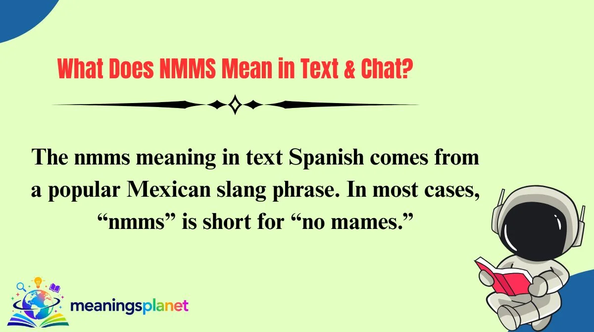 What Does NMMS Mean in Text & Chat?