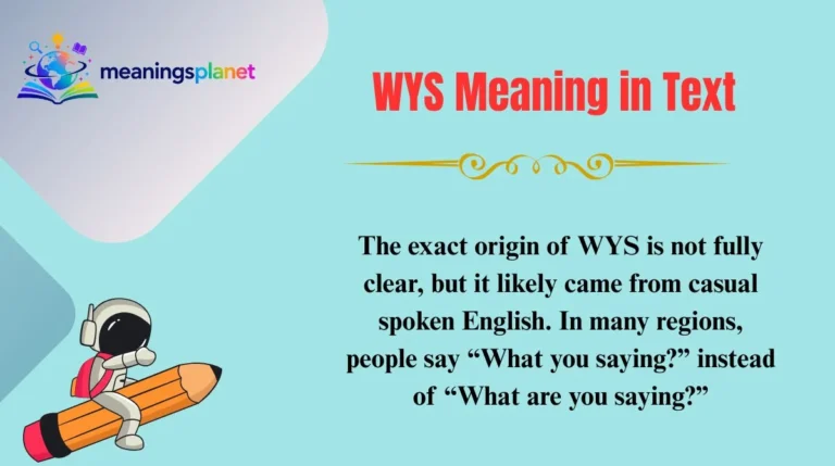 WYS Meaning in Text