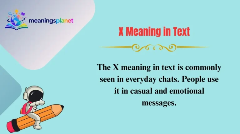 X Meaning in Text
