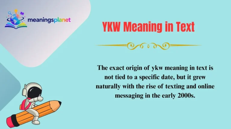 YKW Meaning in Text