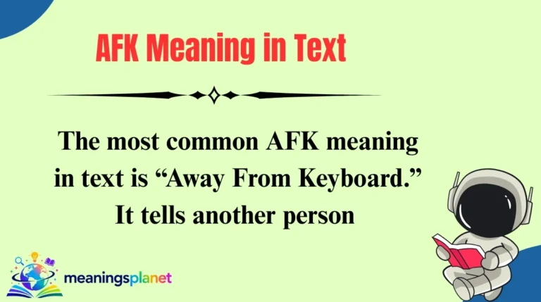 AFK Meaning in Text