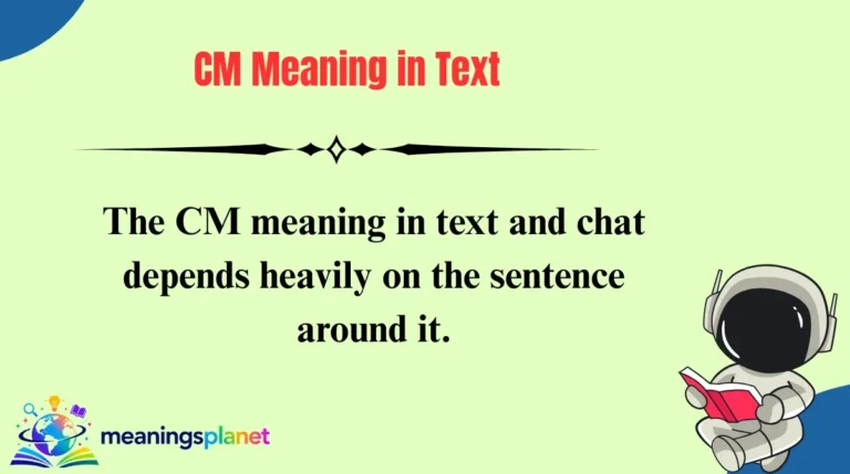CM Meaning in Text