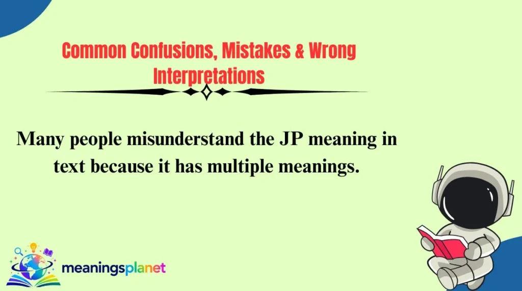 Common Confusions, Mistakes & Wrong Interpretations