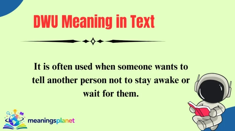 DWU Meaning in Text