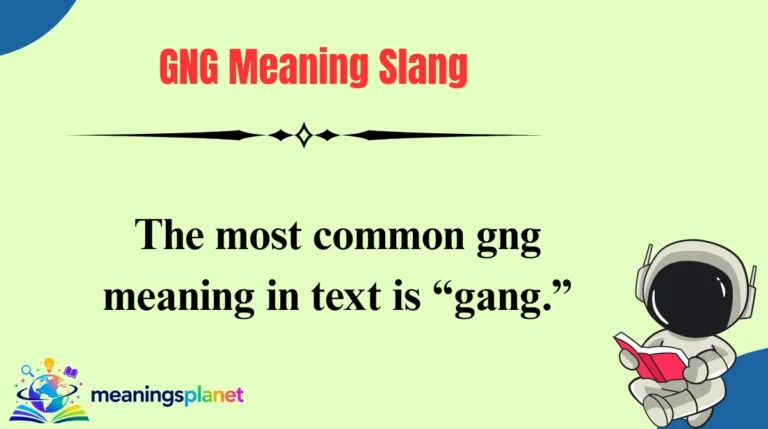 GNG Meaning Slang
