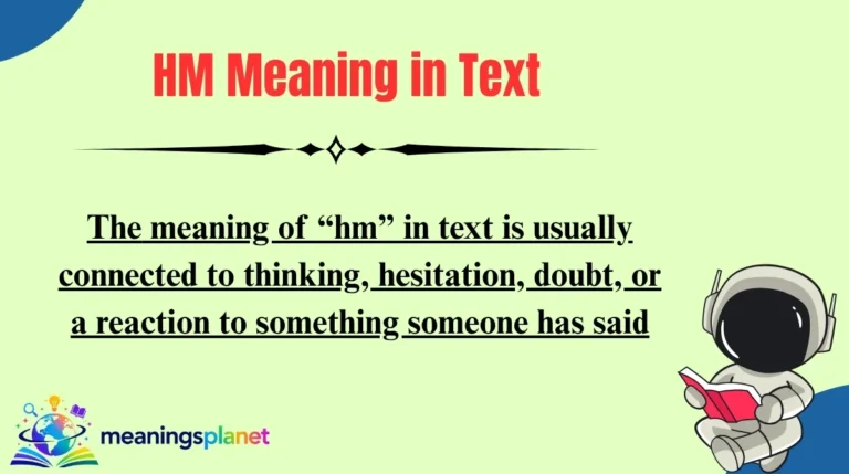 HM Meaning in Text