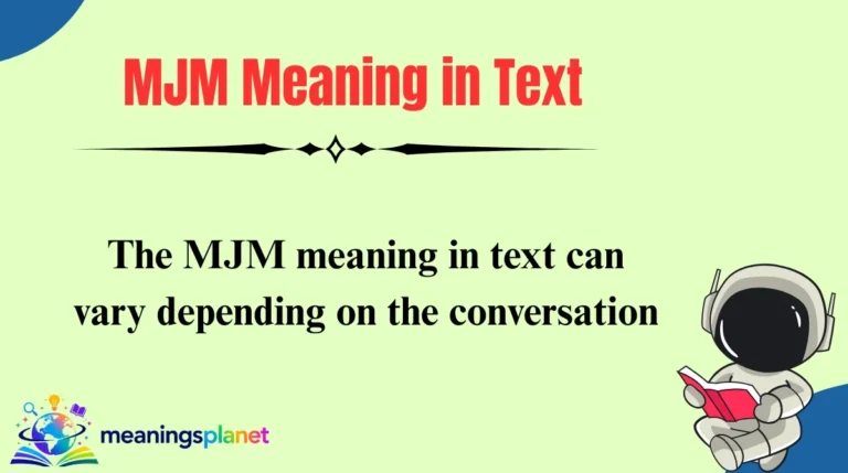 MJM Meaning in Text