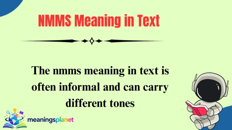 NMMS Meaning in Text