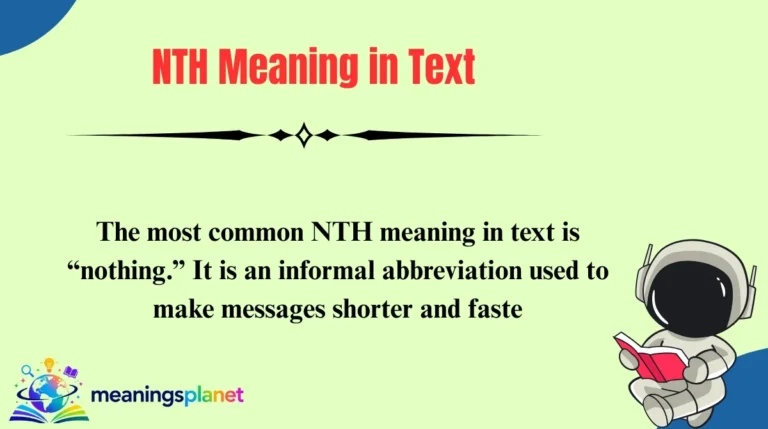 NTH Meaning in Text