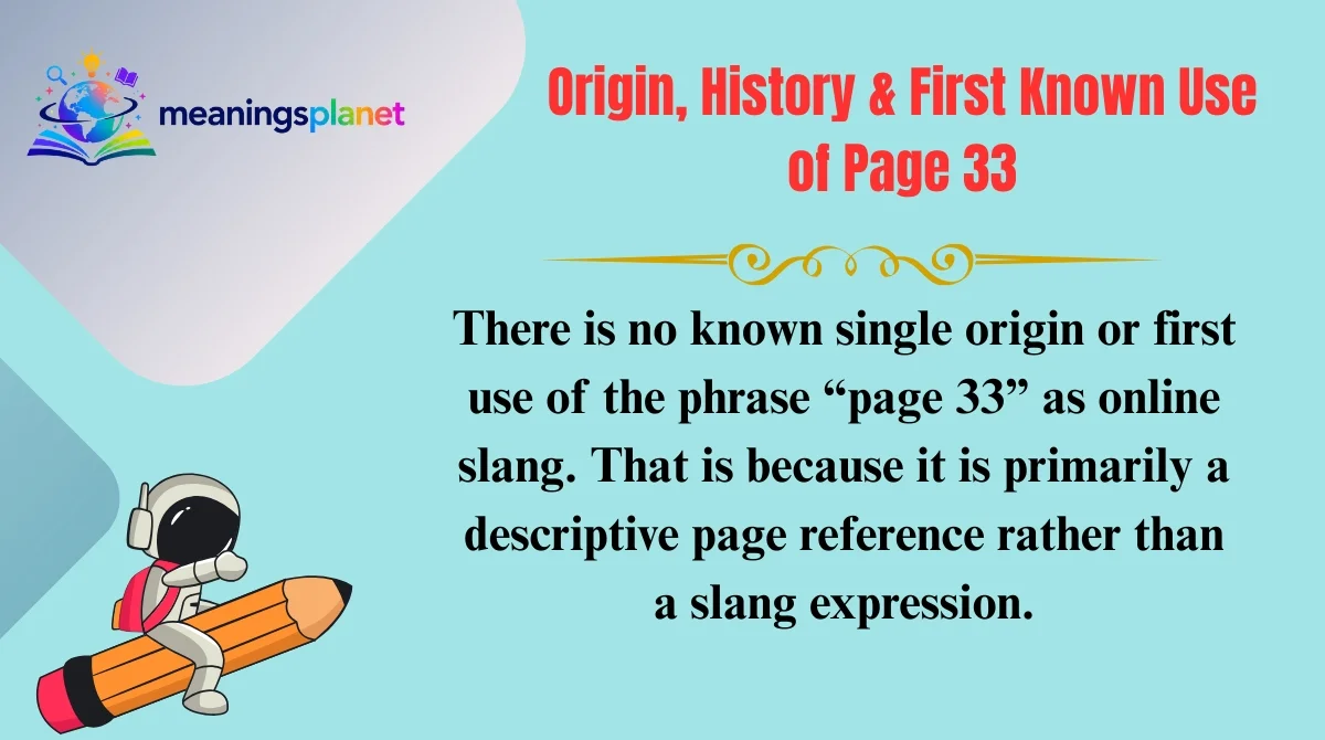 Origin, History & First Known Use of Page 33
