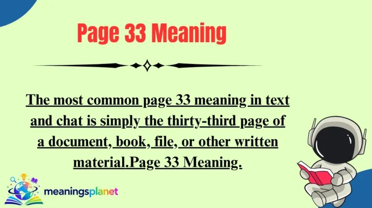 Page 33 Meaning