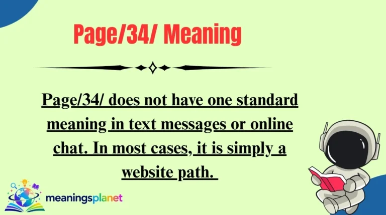 Page/34/ Meaning