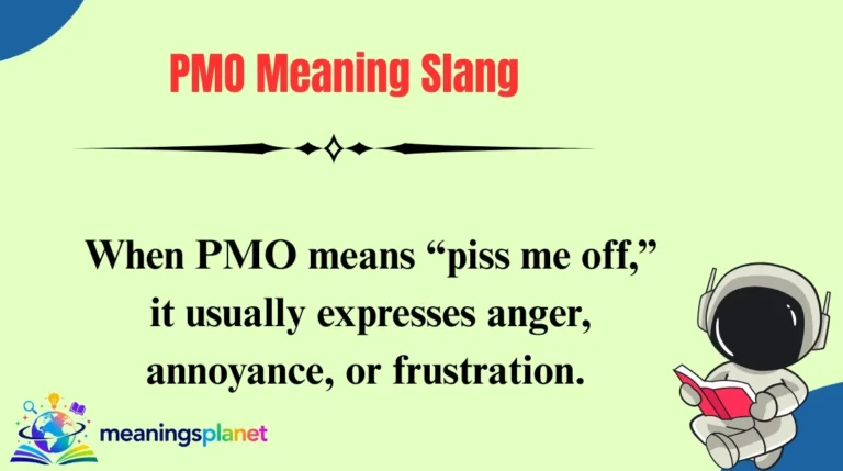 PMO Meaning Slang