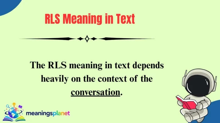 RLS Meaning in Text