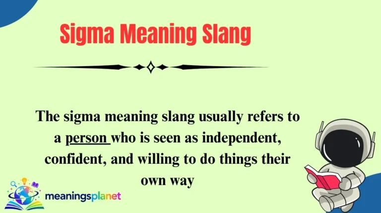 Sigma Meaning Slang