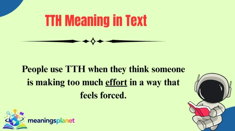 TTH Meaning in Text
