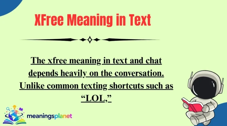 XFree Meaning in Text